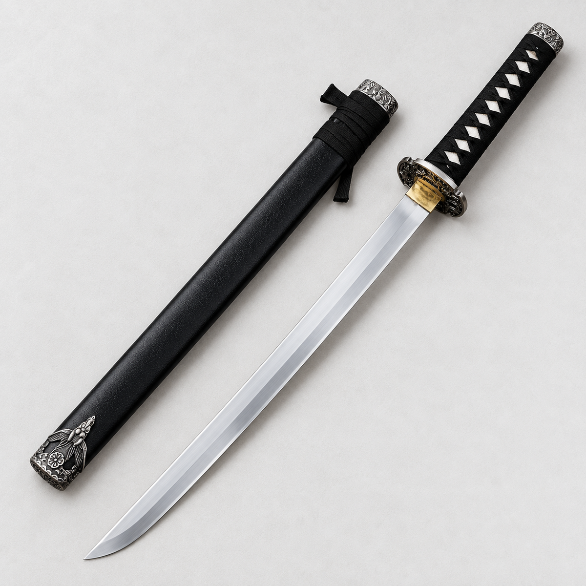 Silver Dragon Wakizashi