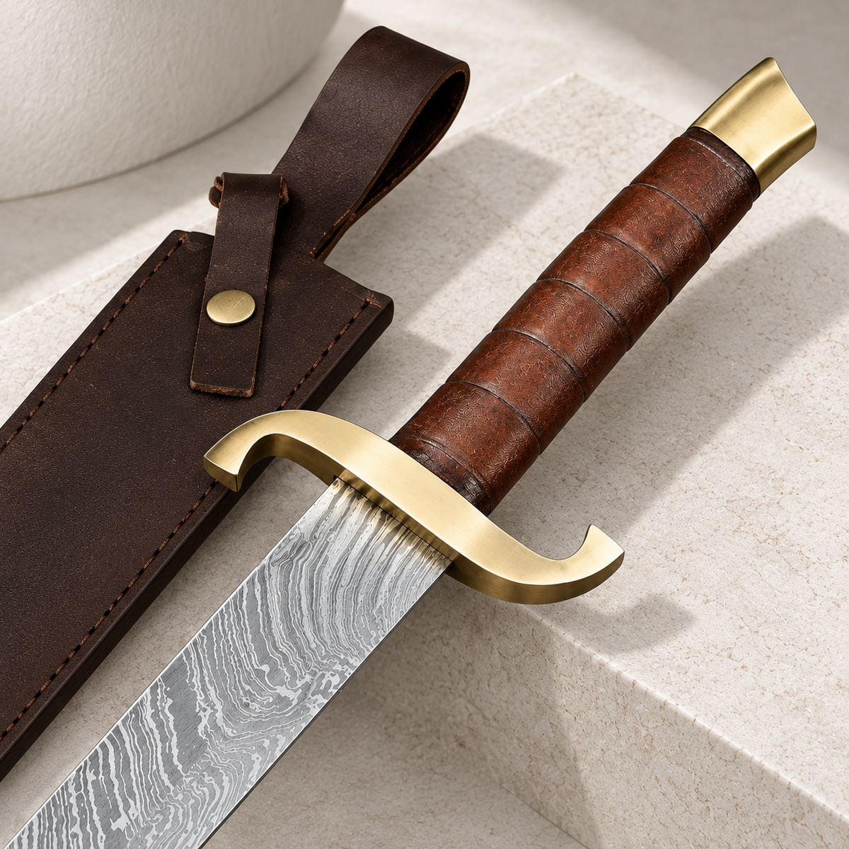 Damascus Viking Sword