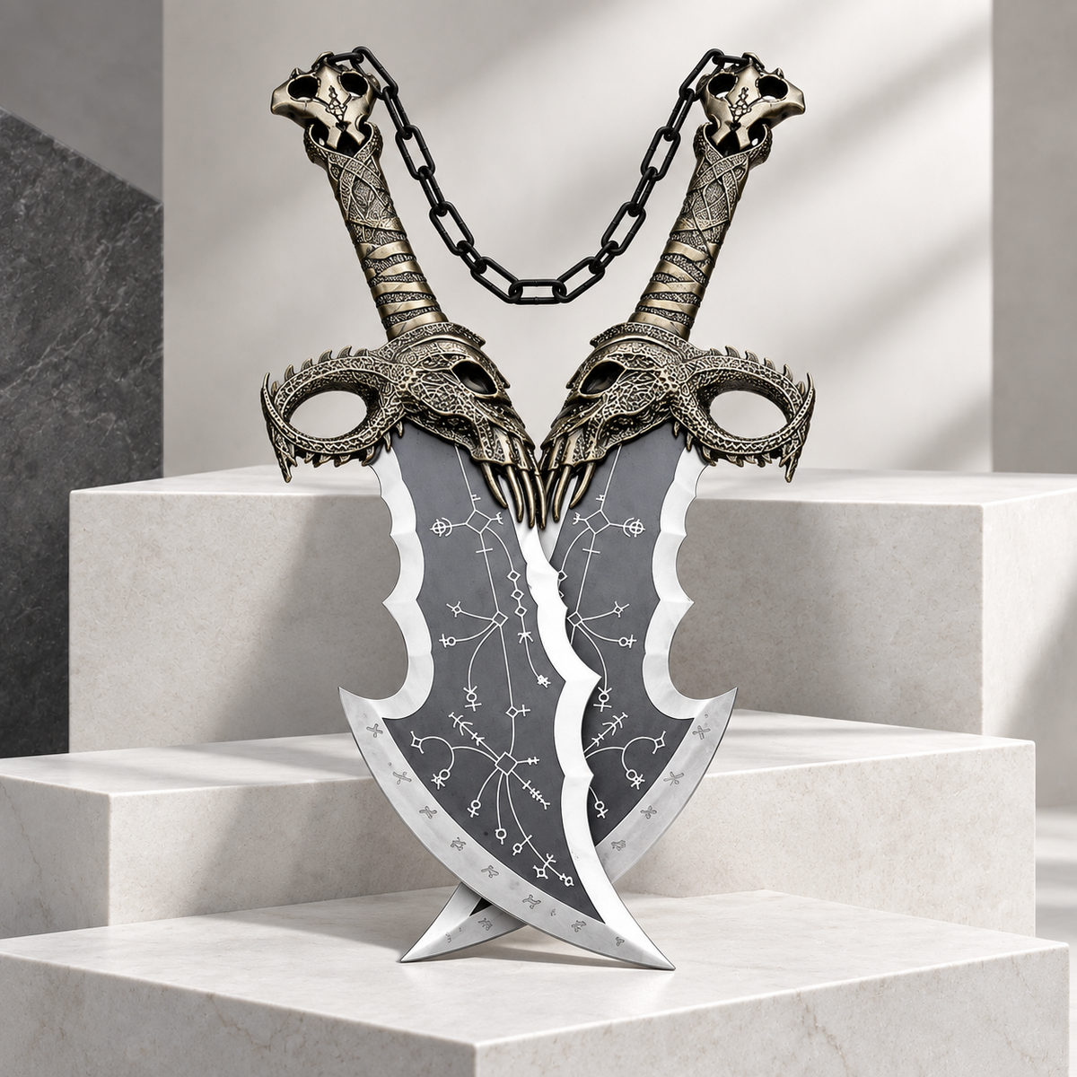Kratos Blades of Chaos Set