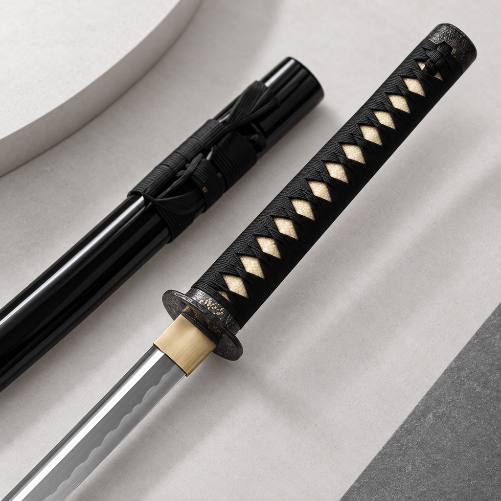 Classic Black Samurai Katana