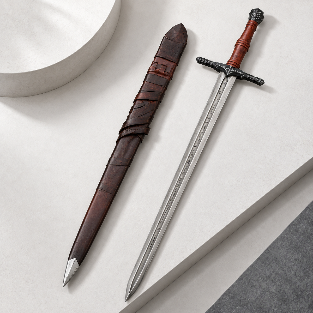 Runic Viking Longsword