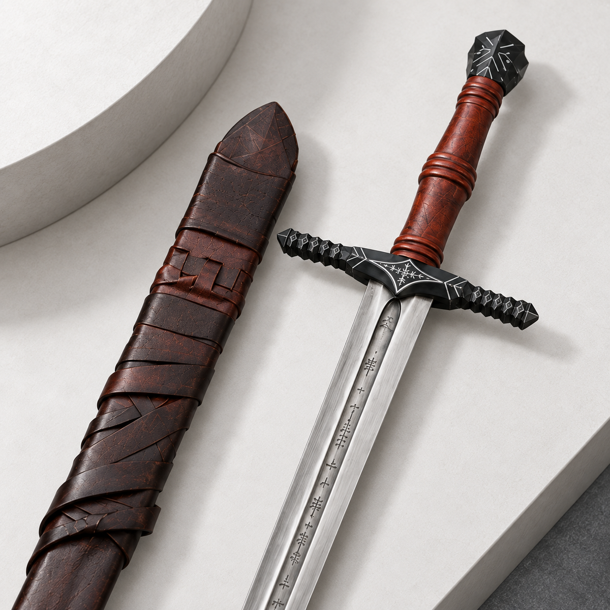 Runic Viking Longsword